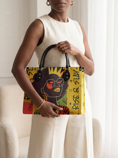 "Aina" Lemon Zest Leather Handbag Deal