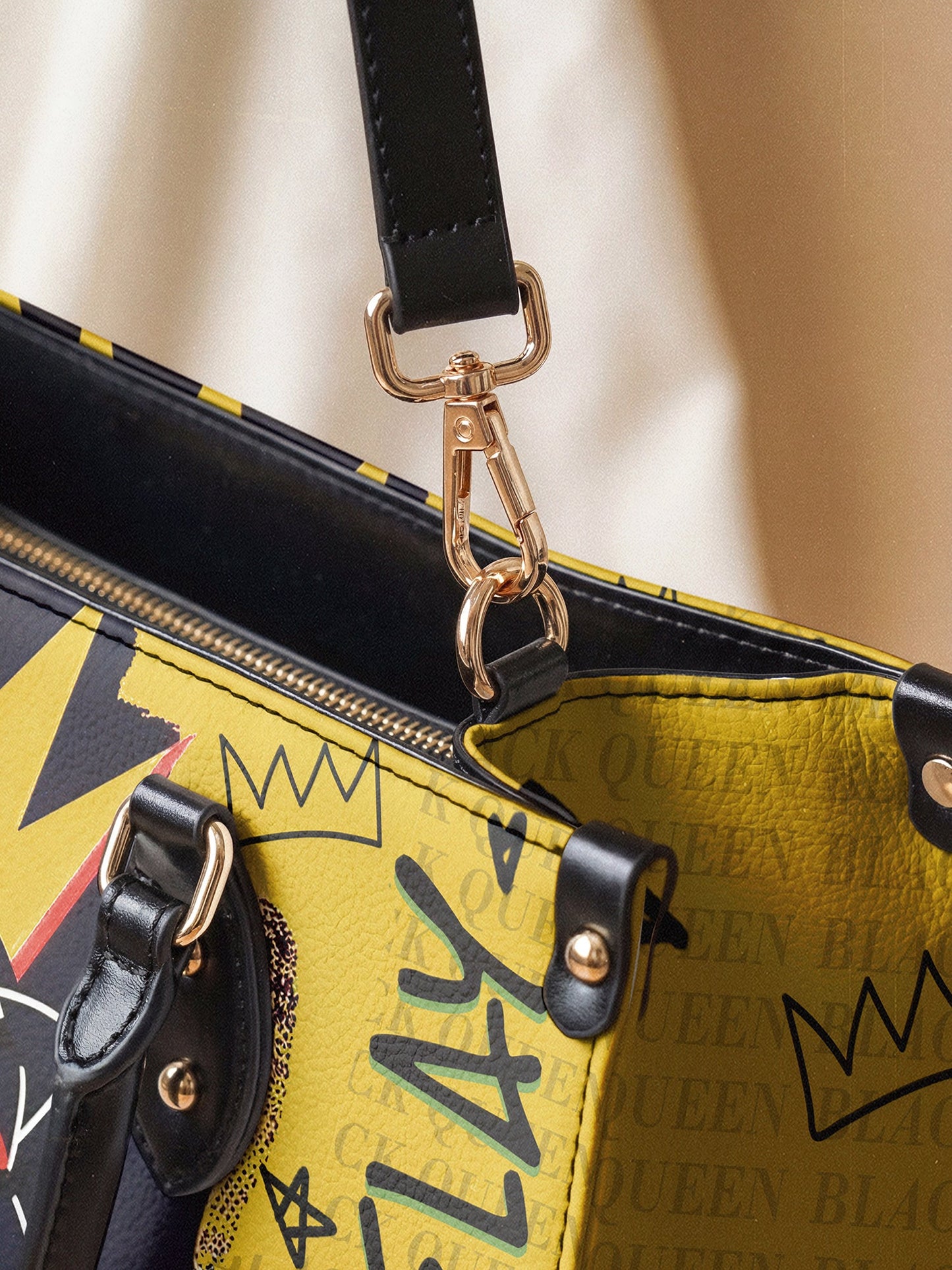 "Aina" Lemon Zest Leather Handbag