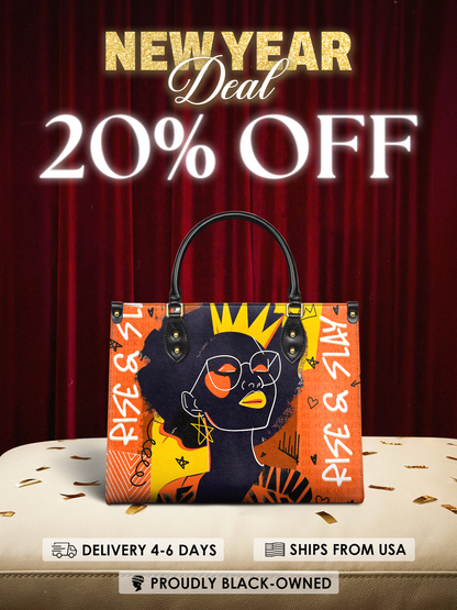 "Aina" Orange Sorbet Leather Handbag Deal