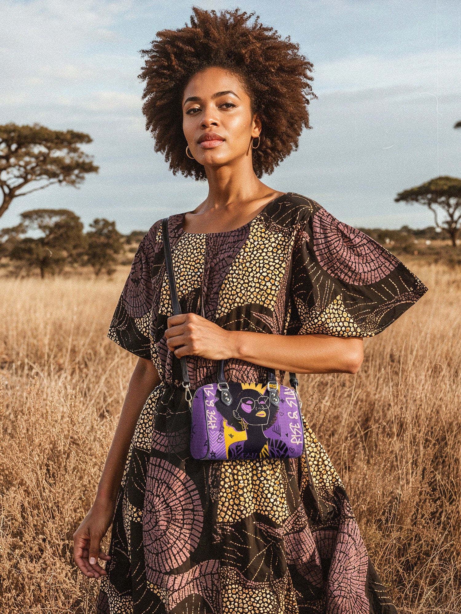 "Aina" Grape Soda Mini Satchel