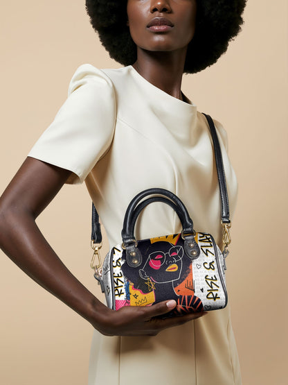 "Aina" Coconut White Mini Satchel