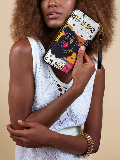 "Aina" Coconut White Wallet