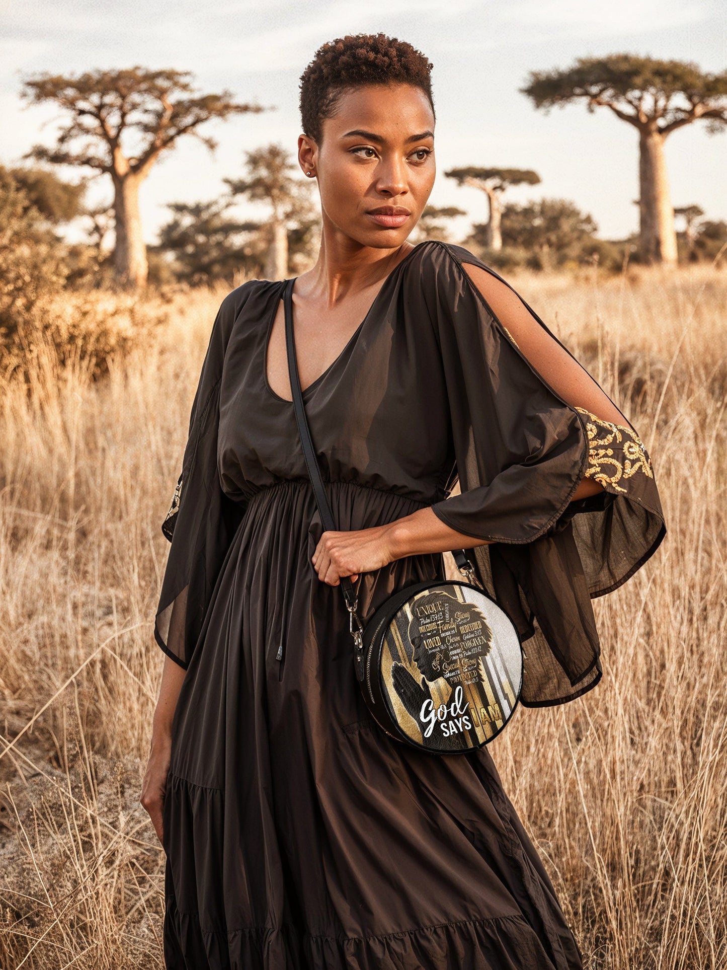 "Amara" Circle Crossbody Bag