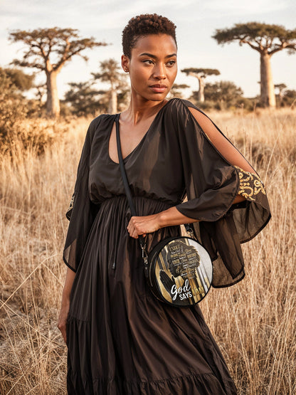 "Amara" Circle Crossbody Bag