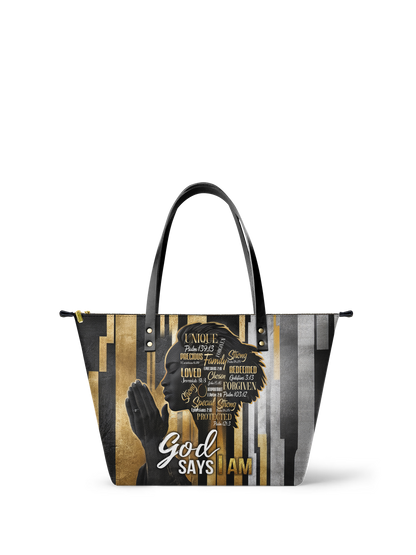 "Amara" Leather Tote Bag