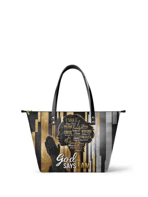 "Amara" Leather Tote Bag