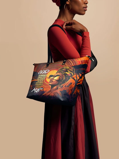 "Aseda" Leather Tote Bag