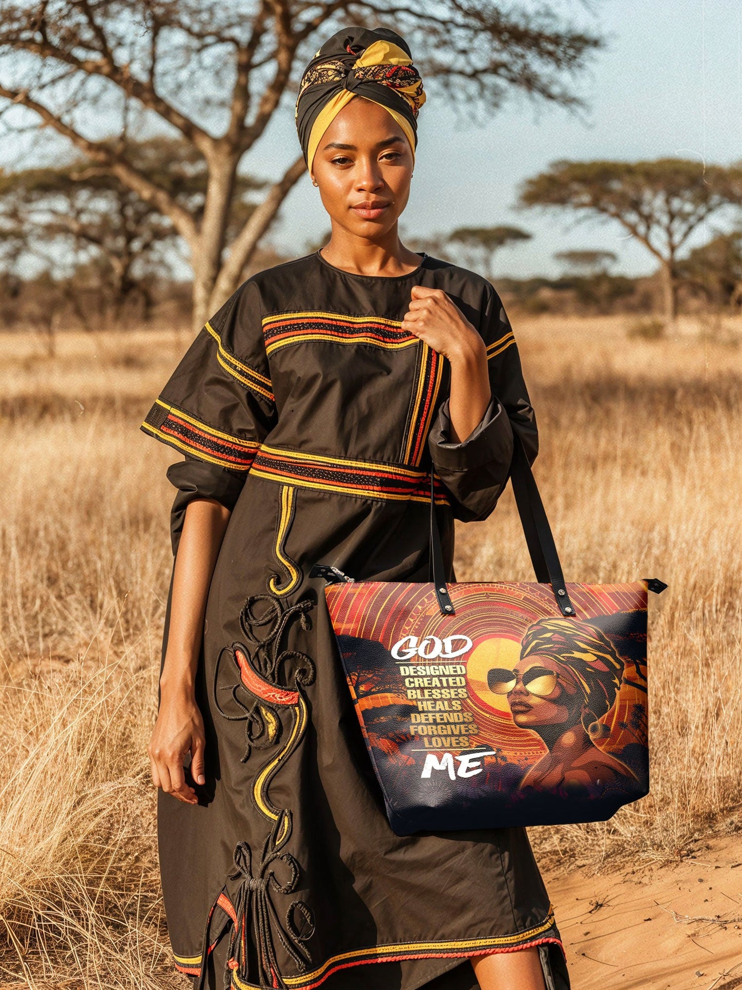 "Aseda" Leather Tote Bag