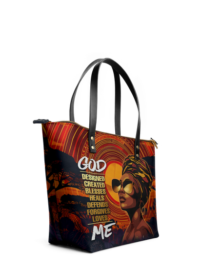 "Aseda" Leather Tote Bag