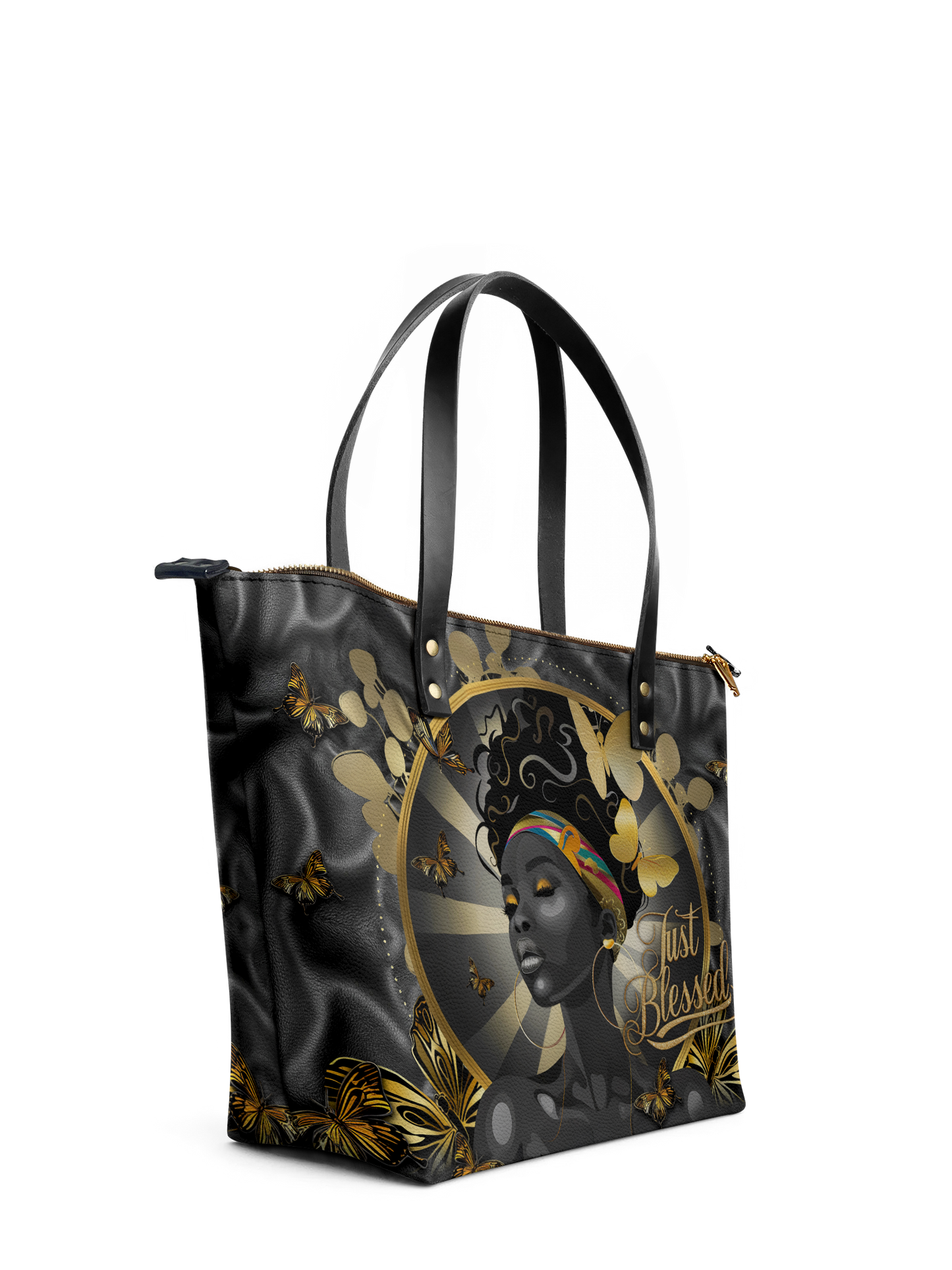 "Barakaya" Leather Tote Bag