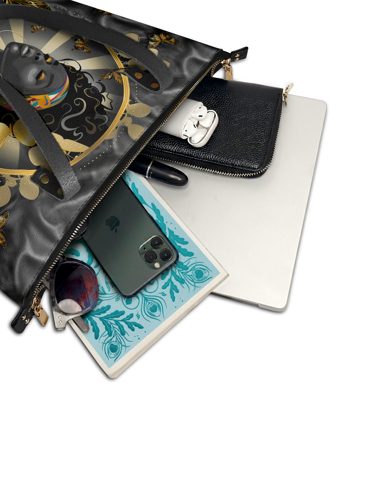 "Barakaya" Leather Tote Bag