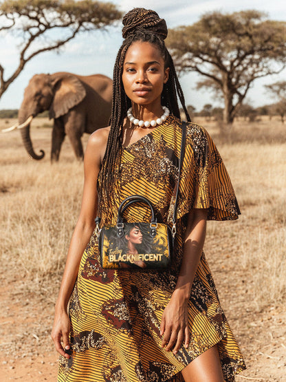 "Blacknificent" Mini Satchel