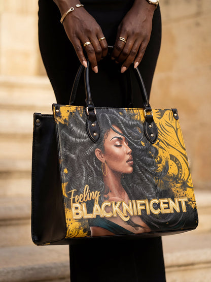 "Blacknificent" Leather Handbag Deal