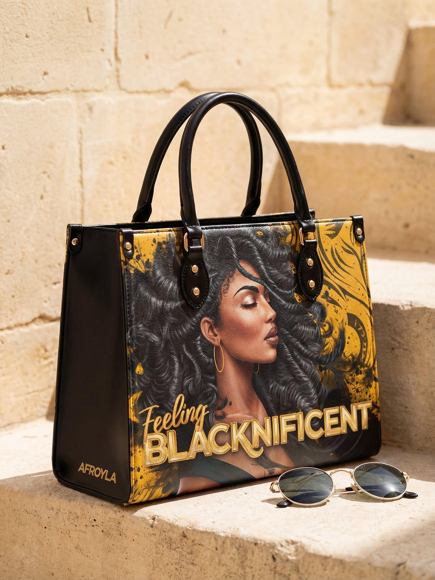 "Blacknificent" Leather Handbag Deal