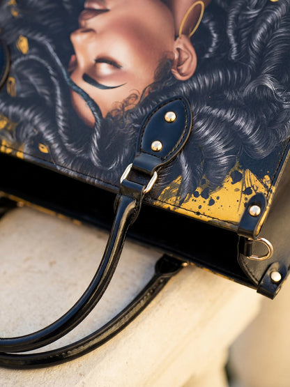 "Blacknificent" Leather Handbag Deal
