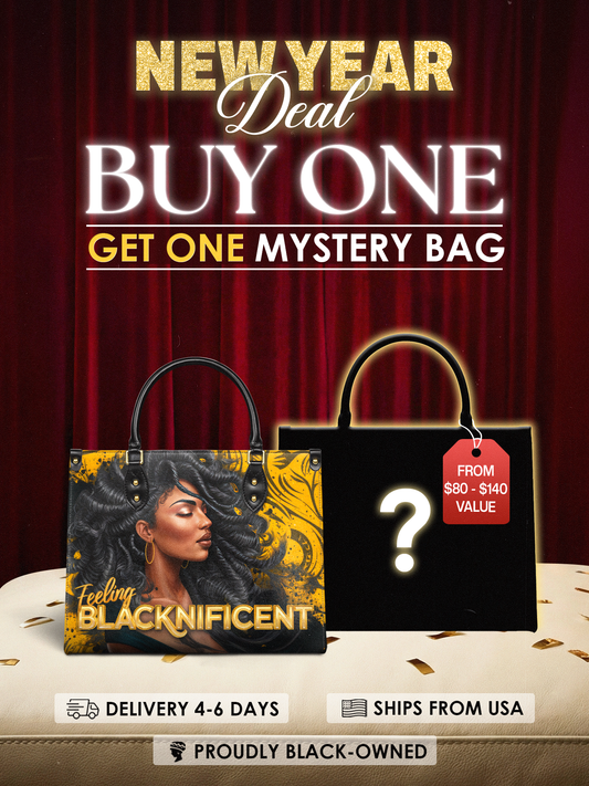 "Blacknificent" Leather Handbag Deal