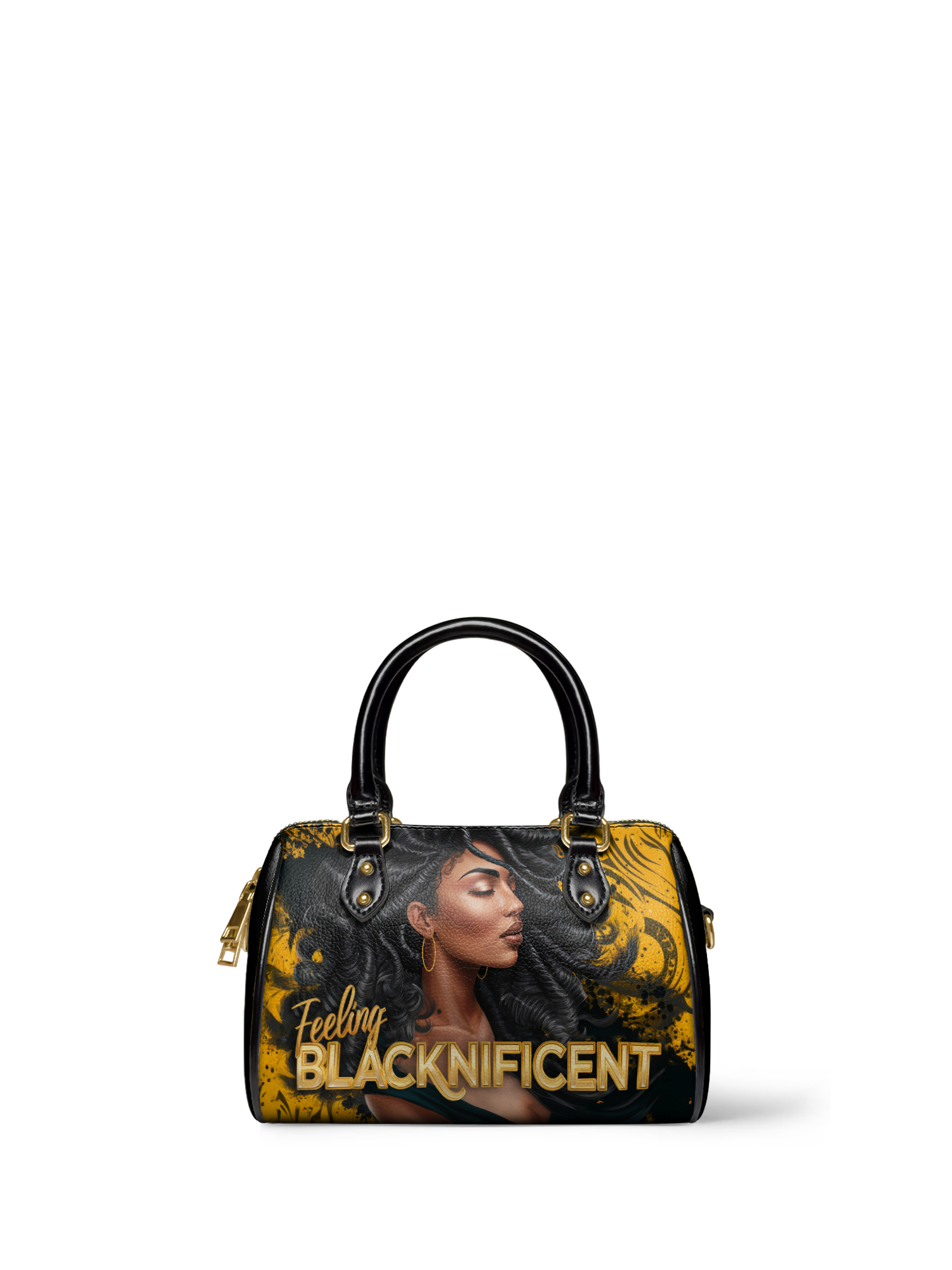 "Blacknificent" Mini Satchel