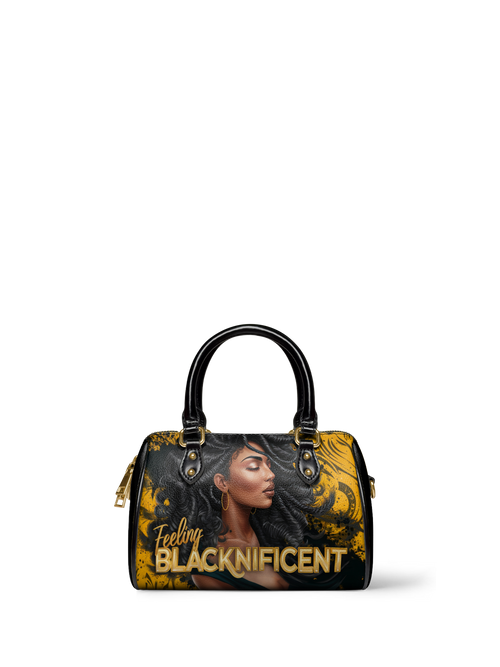 "Blacknificent" Mini Satchel