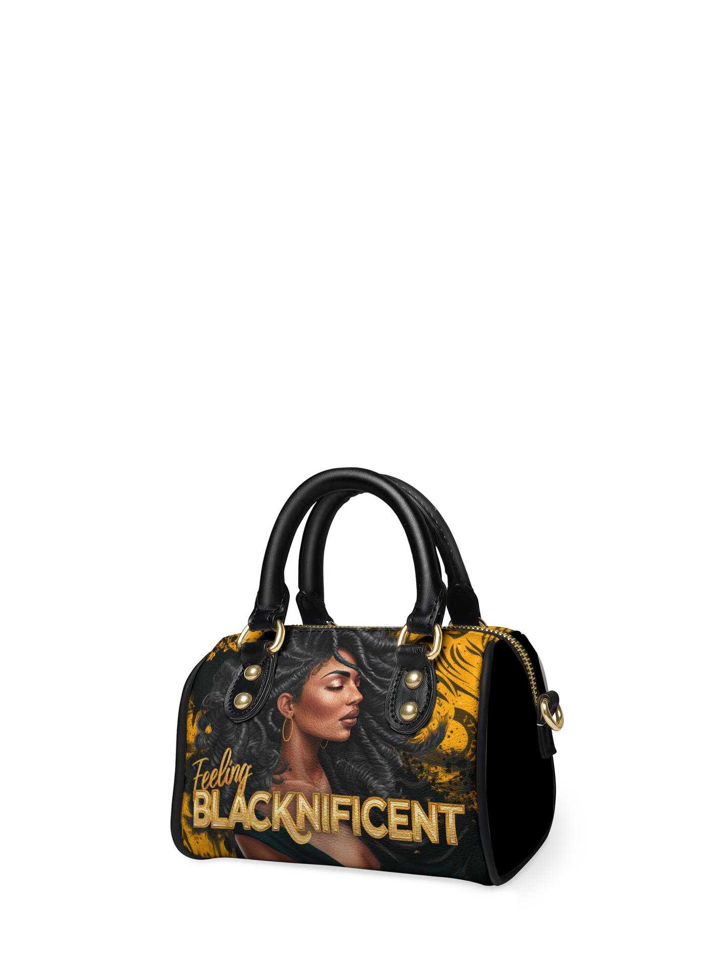 "Blacknificent" Mini Satchel