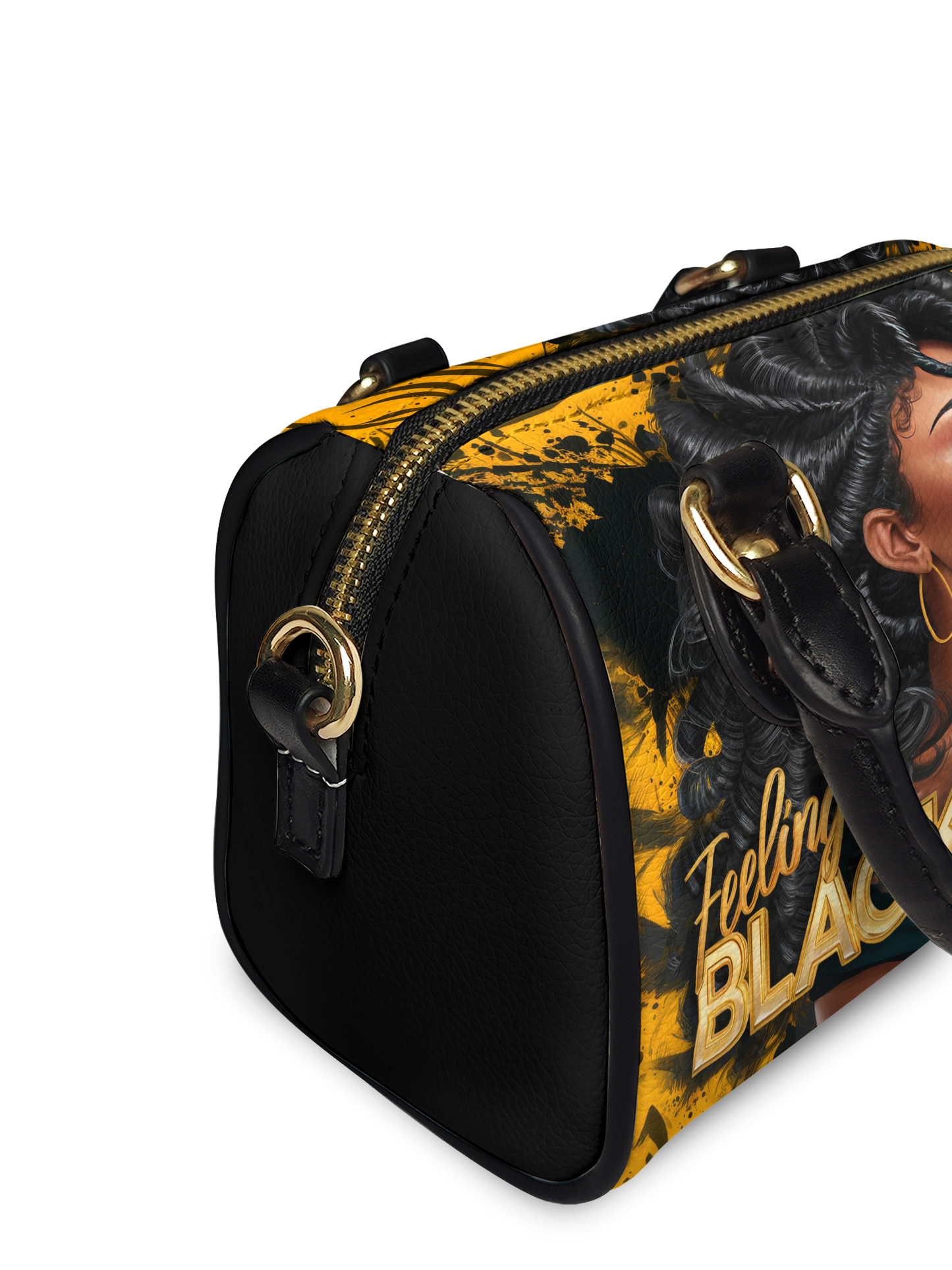 "Blacknificent" Mini Satchel