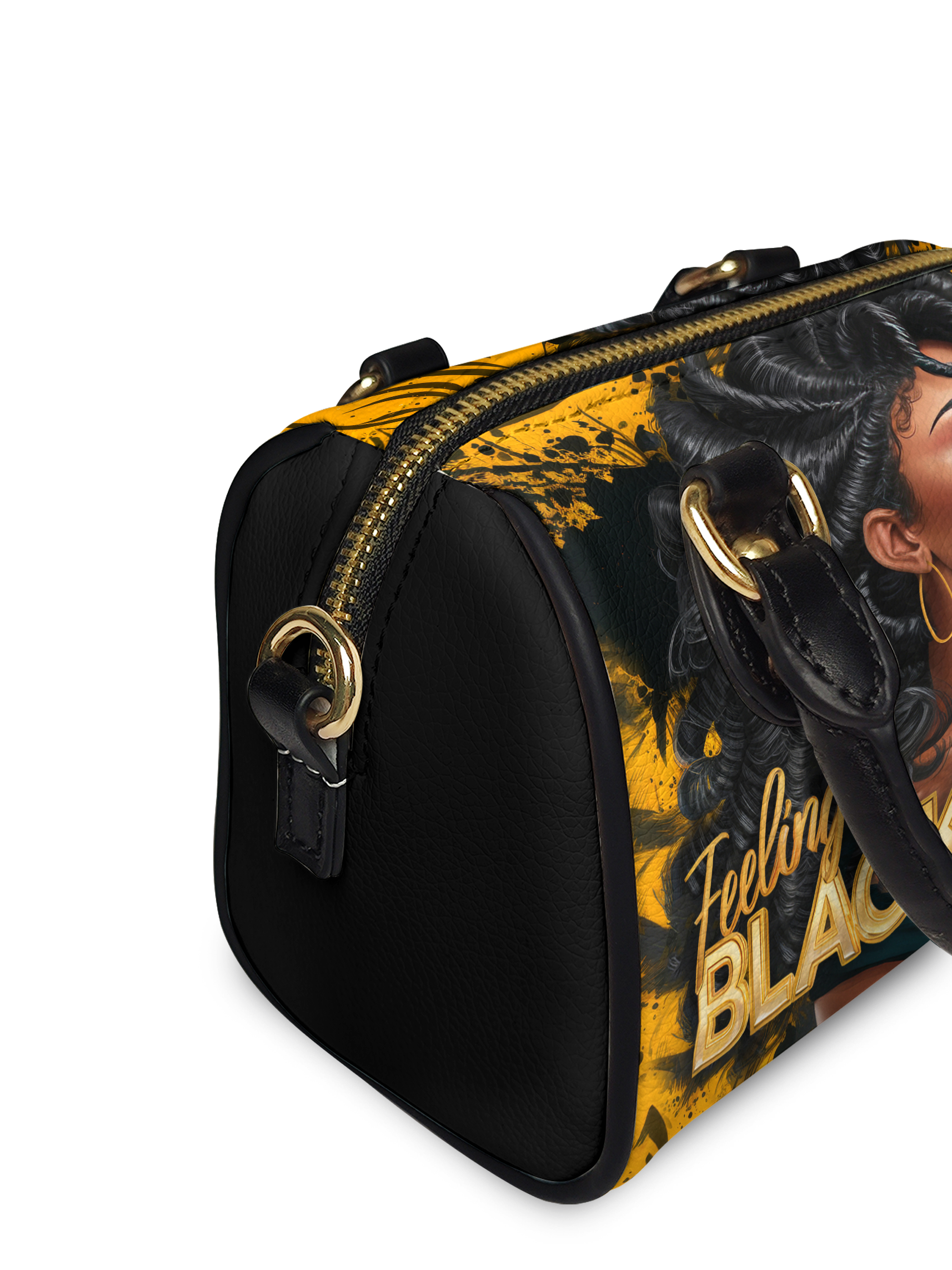 "Blacknificent" Mini Satchel