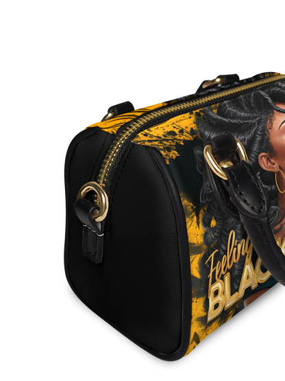 "Blacknificent" Mini Satchel