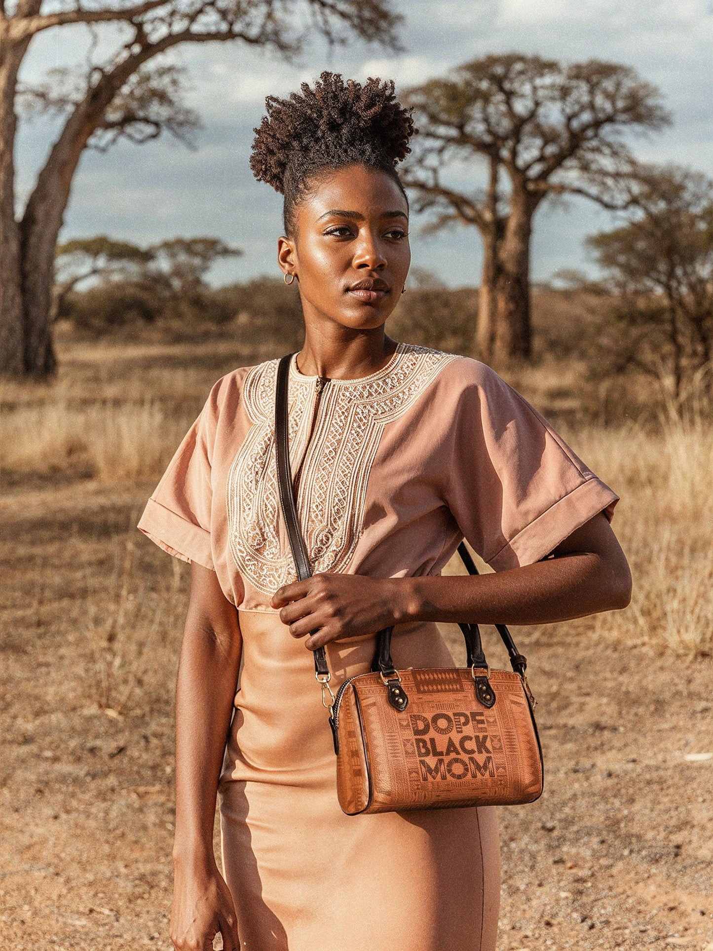 "Dope Black Mom" Mini Satchel