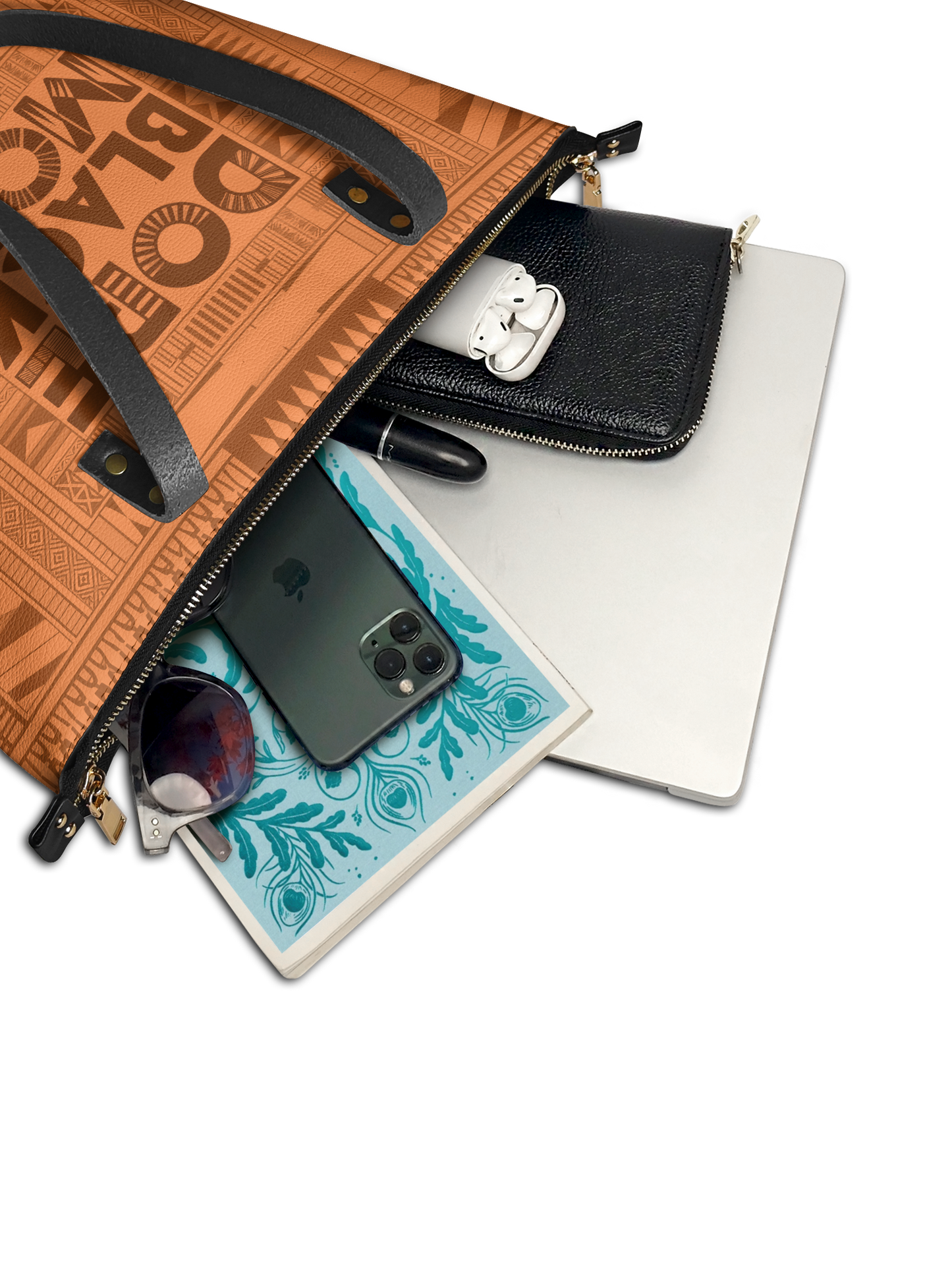 "Dope Black Mom" Leather Tote Bag