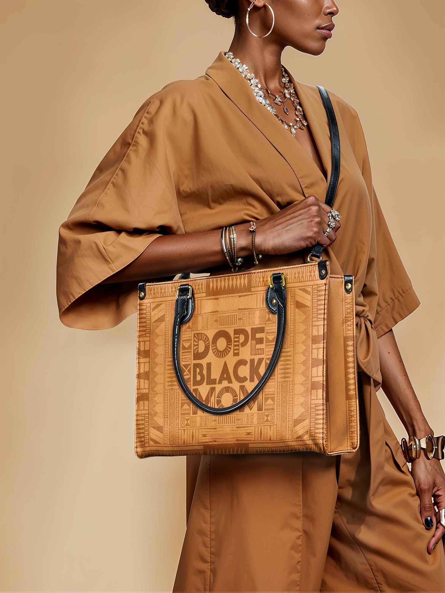 "Dope Black Mom" Leather Handbag Deal