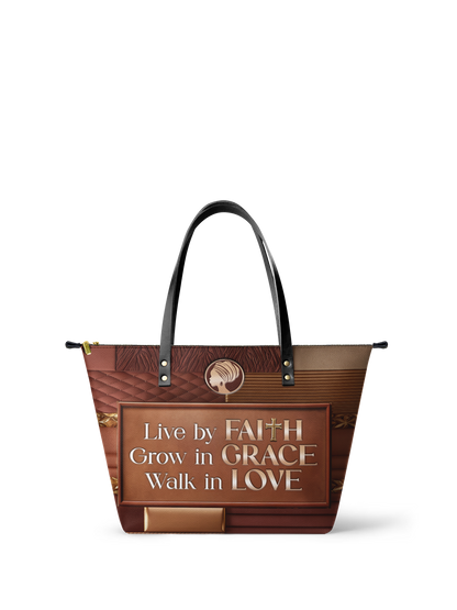 "Eliora" Leather Tote Bag