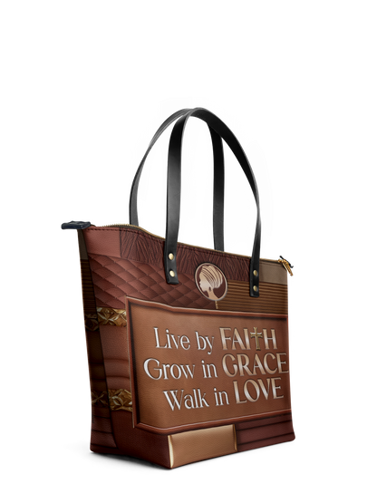 "Eliora" Leather Tote Bag