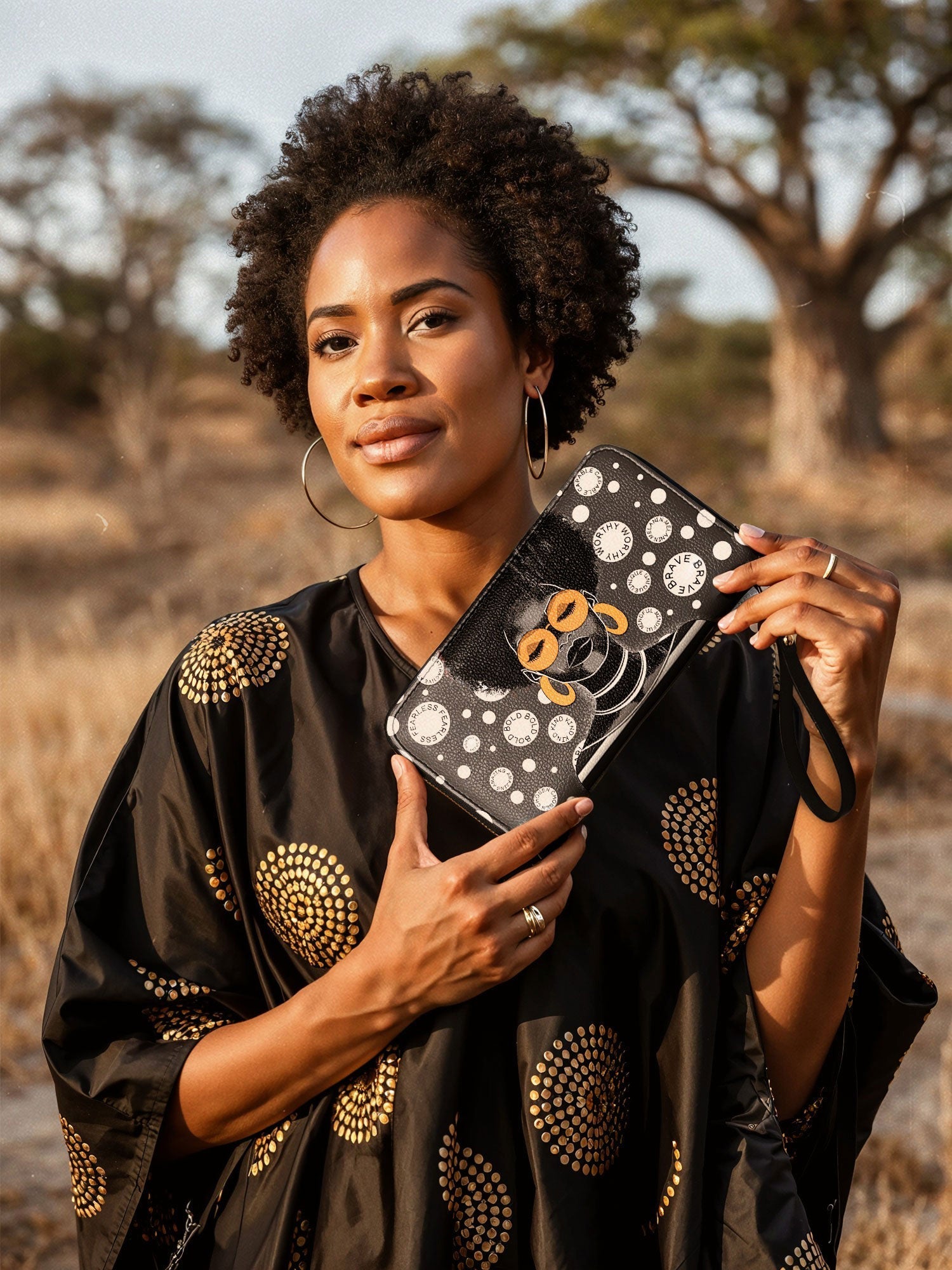 "Fahari" Monochrome Wallet