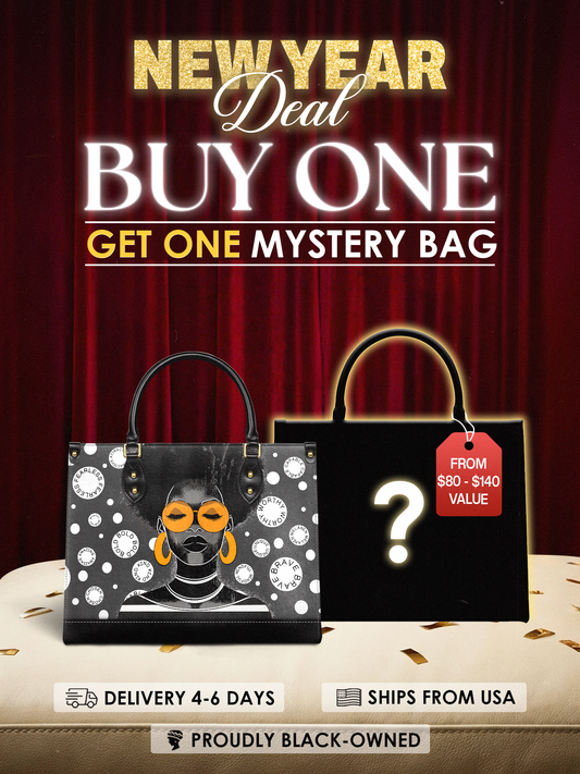 "Fahari" Monochrome Leather Handbag Deal