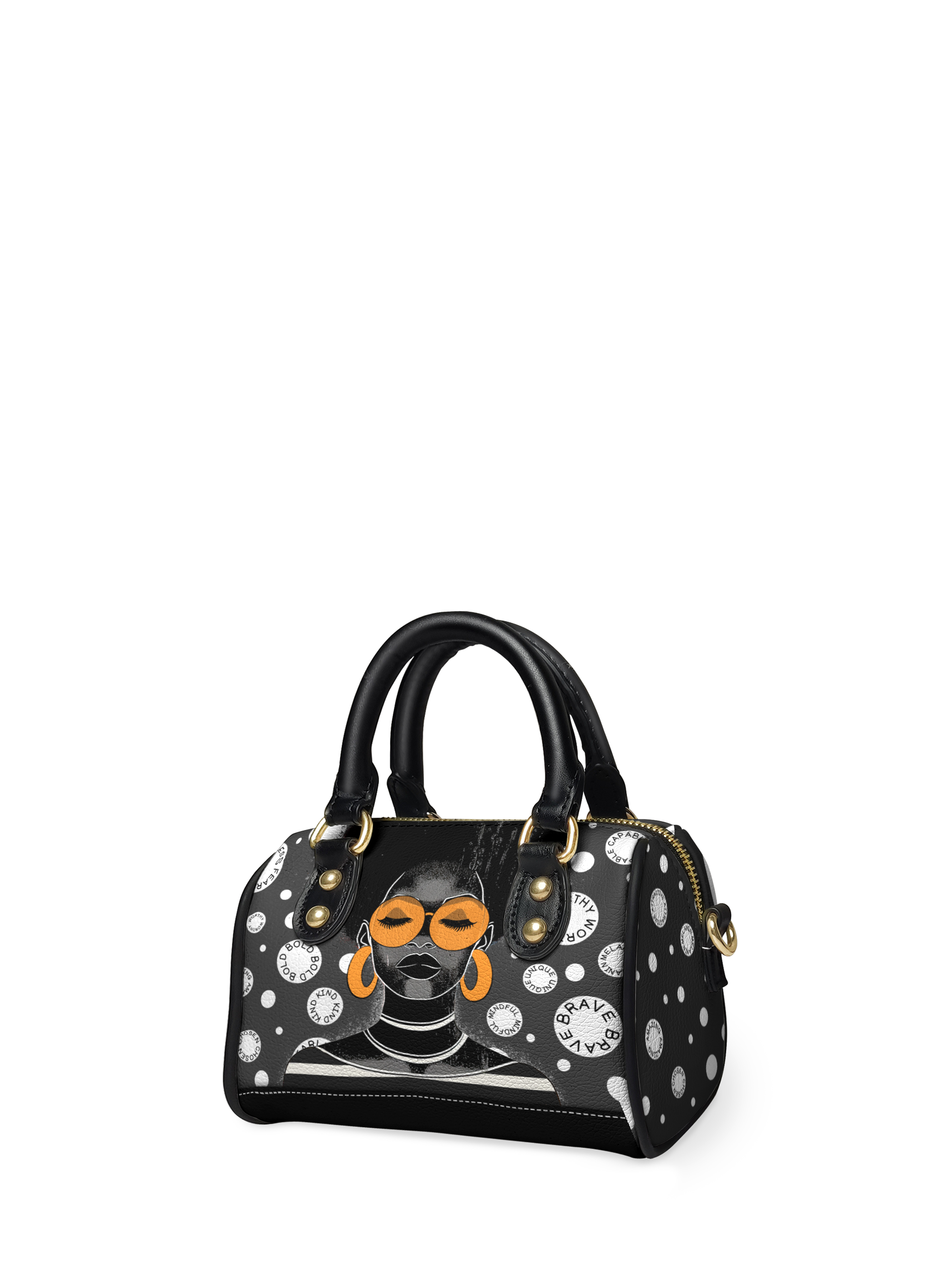 "Fahari" Monochrome Mini Satchel