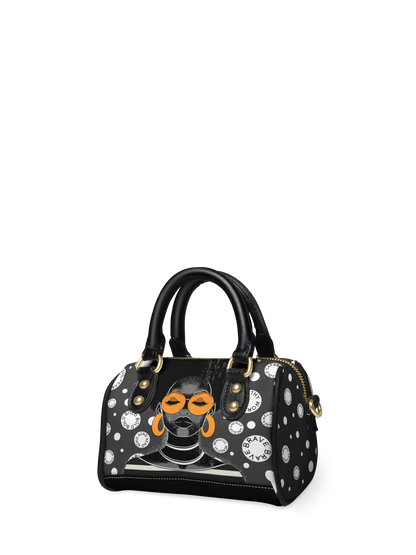 "Fahari" Monochrome Mini Satchel