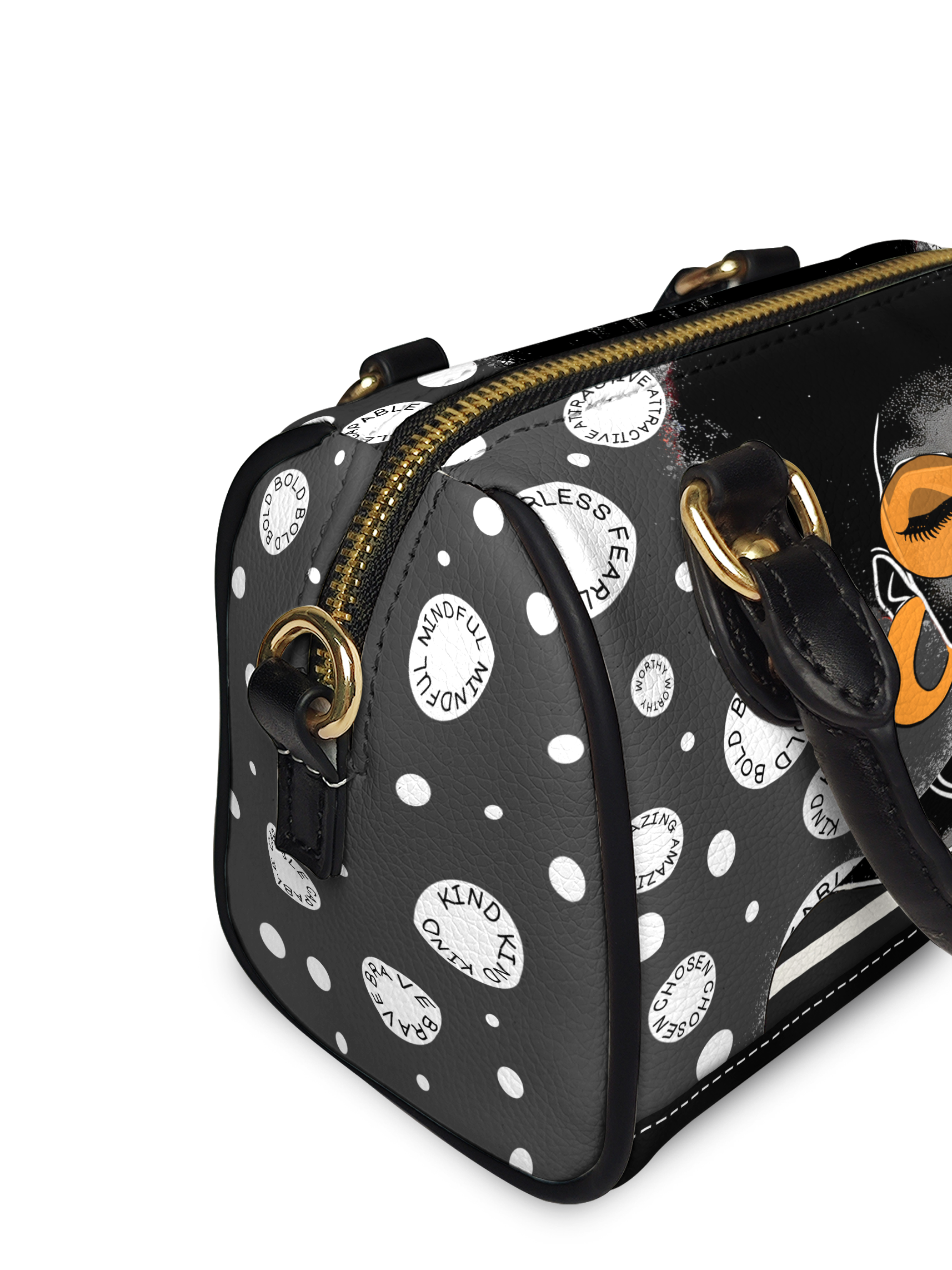 "Fahari" Monochrome Mini Satchel