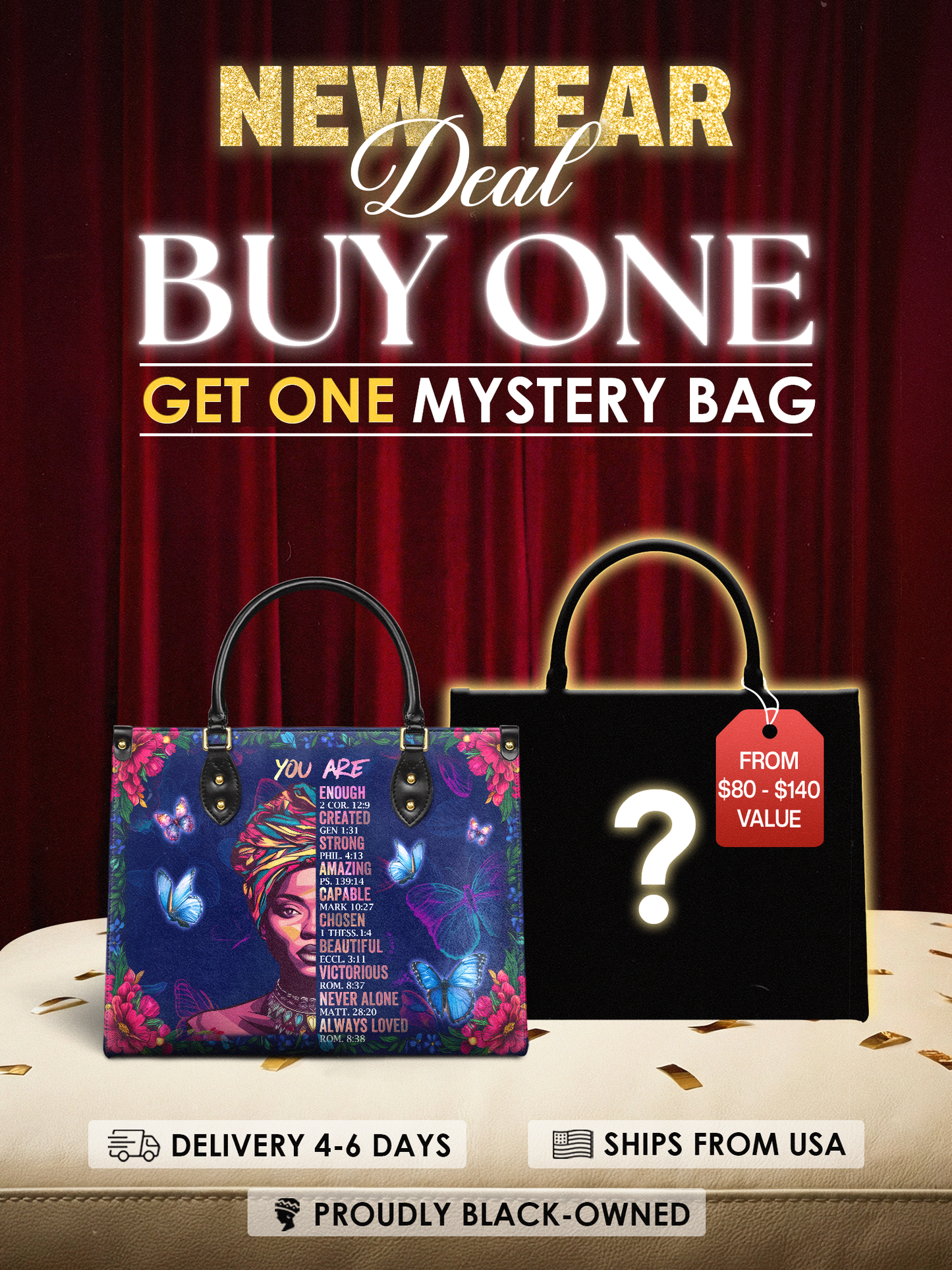 "Imani" Blue Orchid Leather Handbag Deal