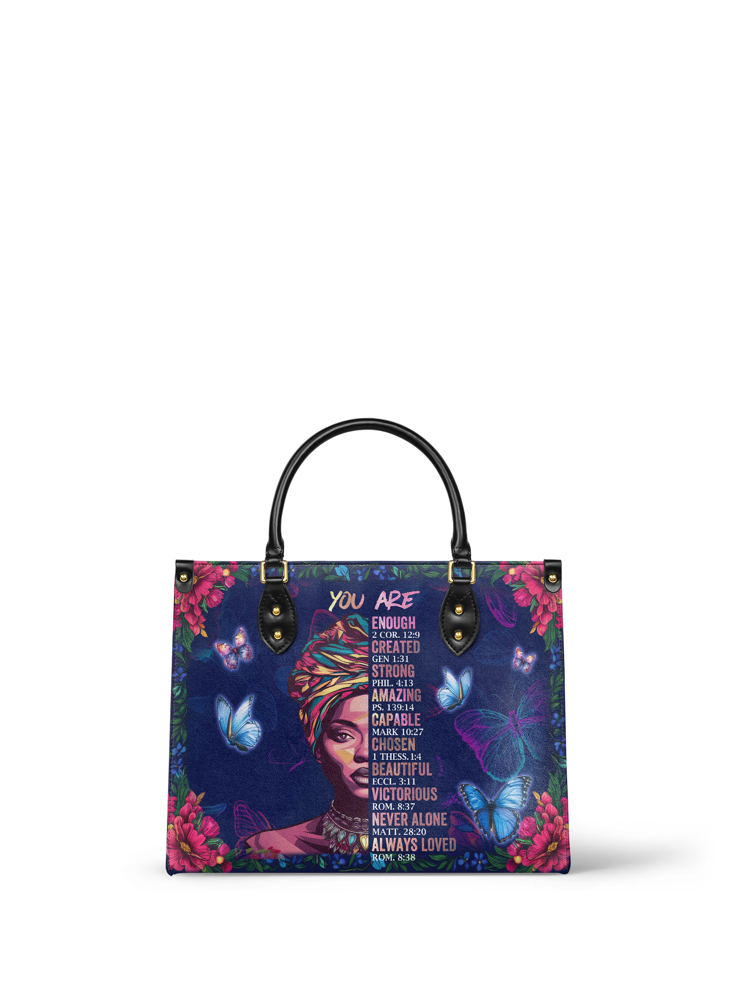 "Imani" Blue Orchid Leather Handbag