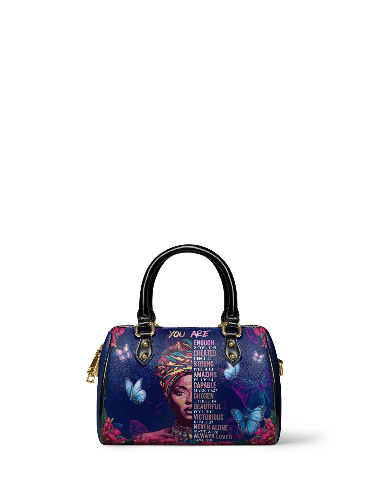 "Imani" Blue Orchid Mini Satchel
