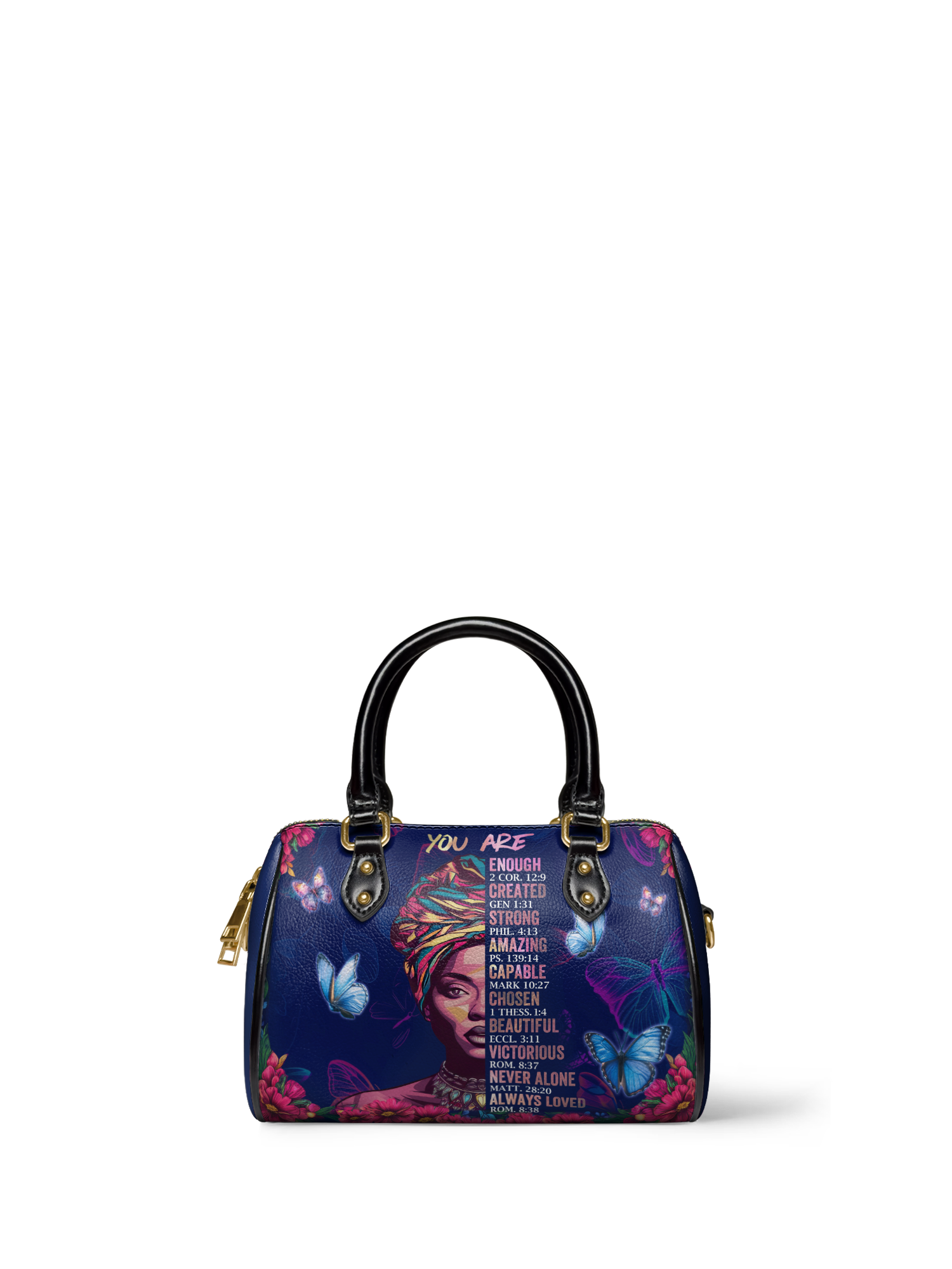 "Imani" Blue Orchid Mini Satchel