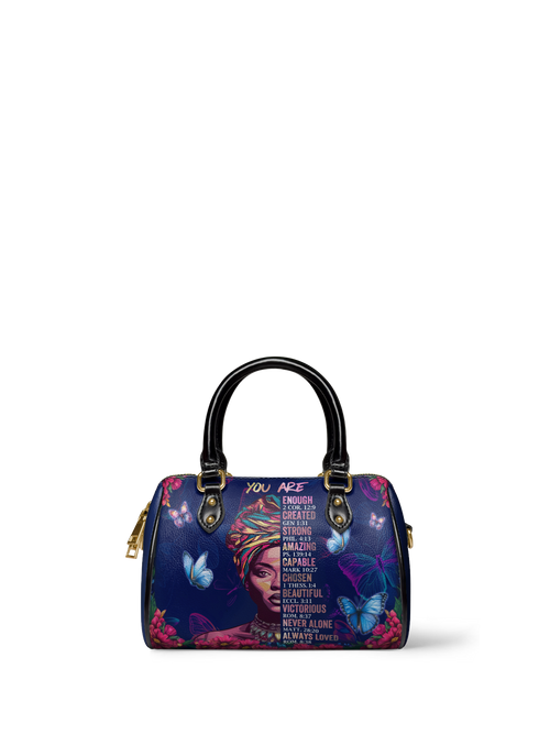 "Imani" Blue Orchid Mini Satchel
