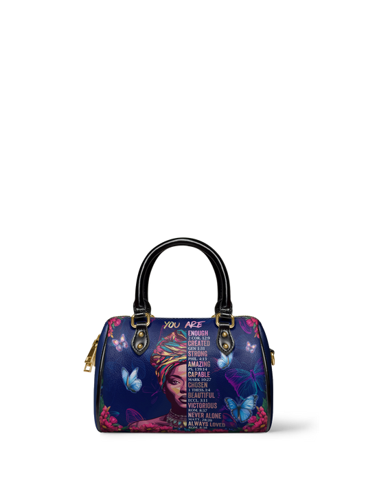 "Imani" Blue Orchid Mini Satchel