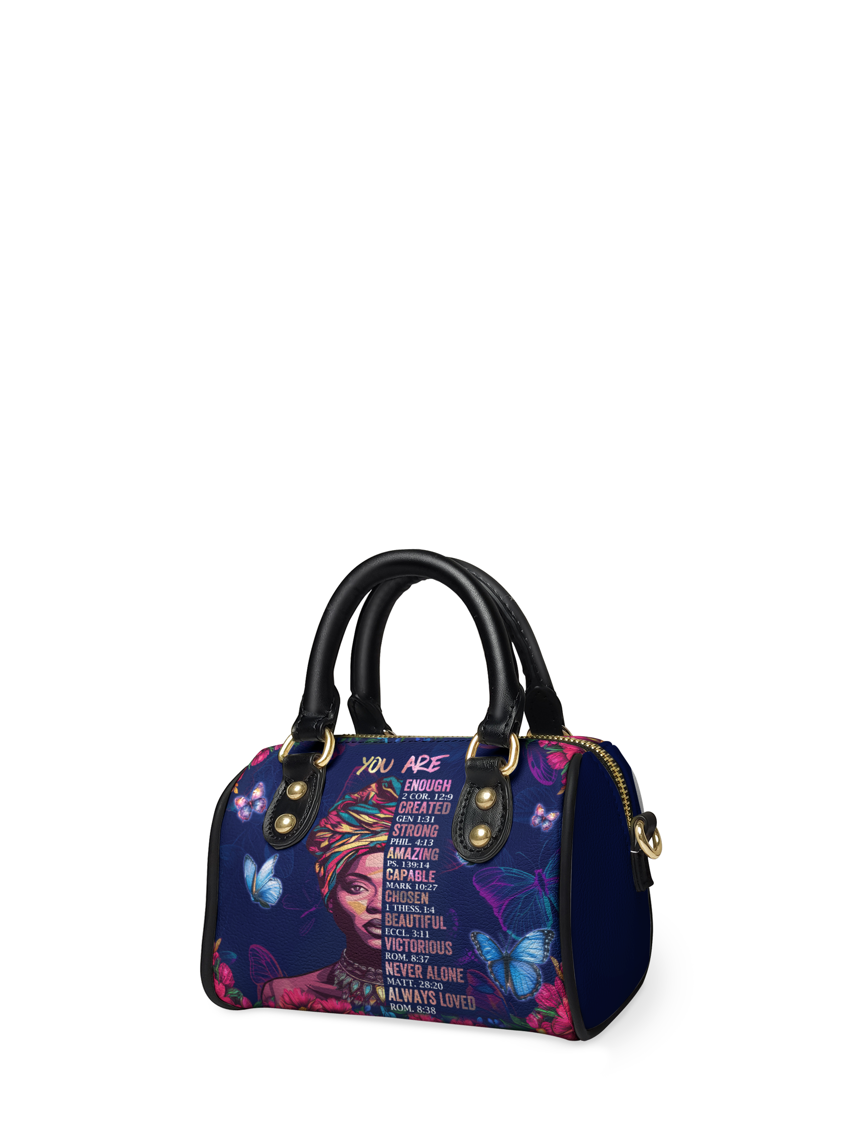 "Imani" Blue Orchid Mini Satchel