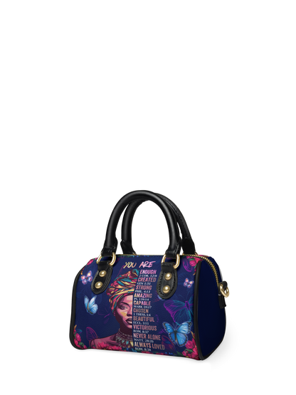 "Imani" Blue Orchid Mini Satchel