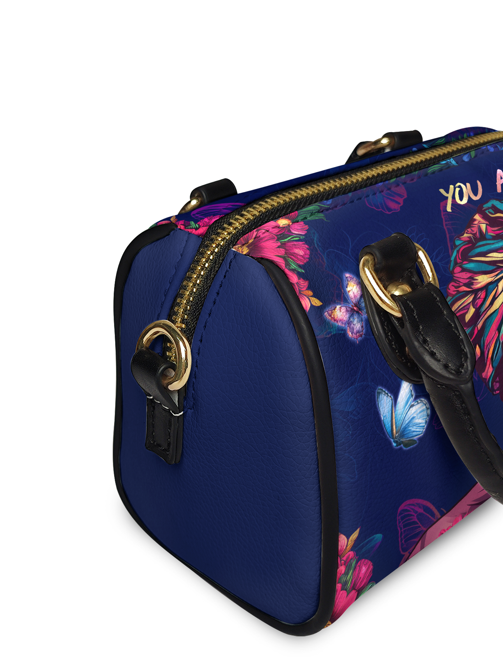 "Imani" Blue Orchid Mini Satchel