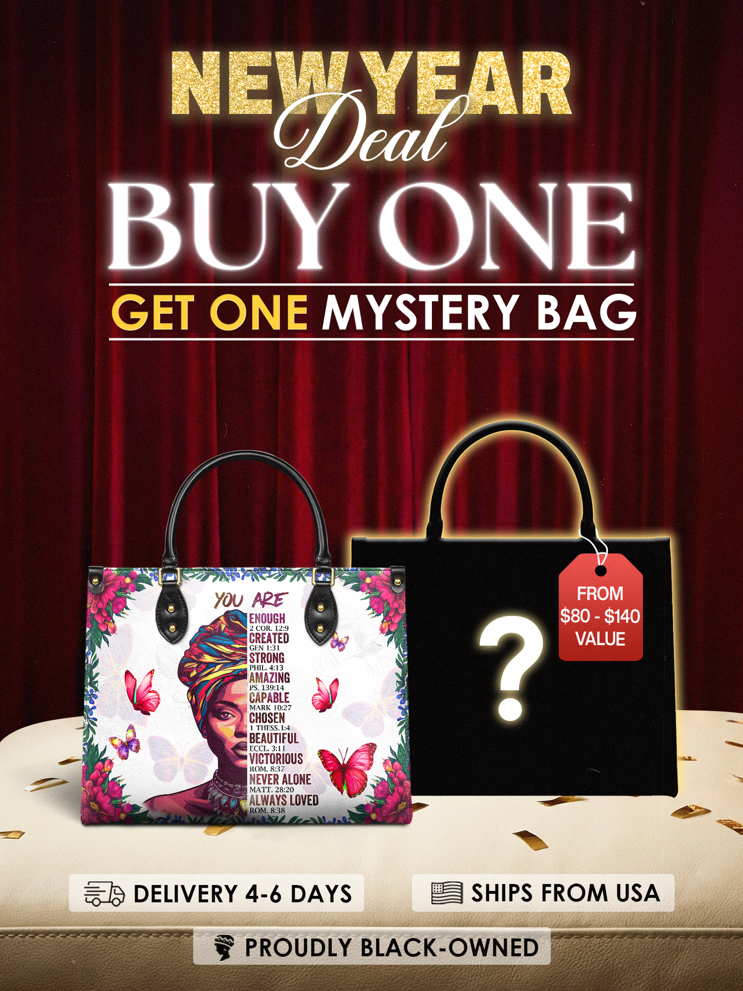 "Imani" Dove White Leather Handbag Deal