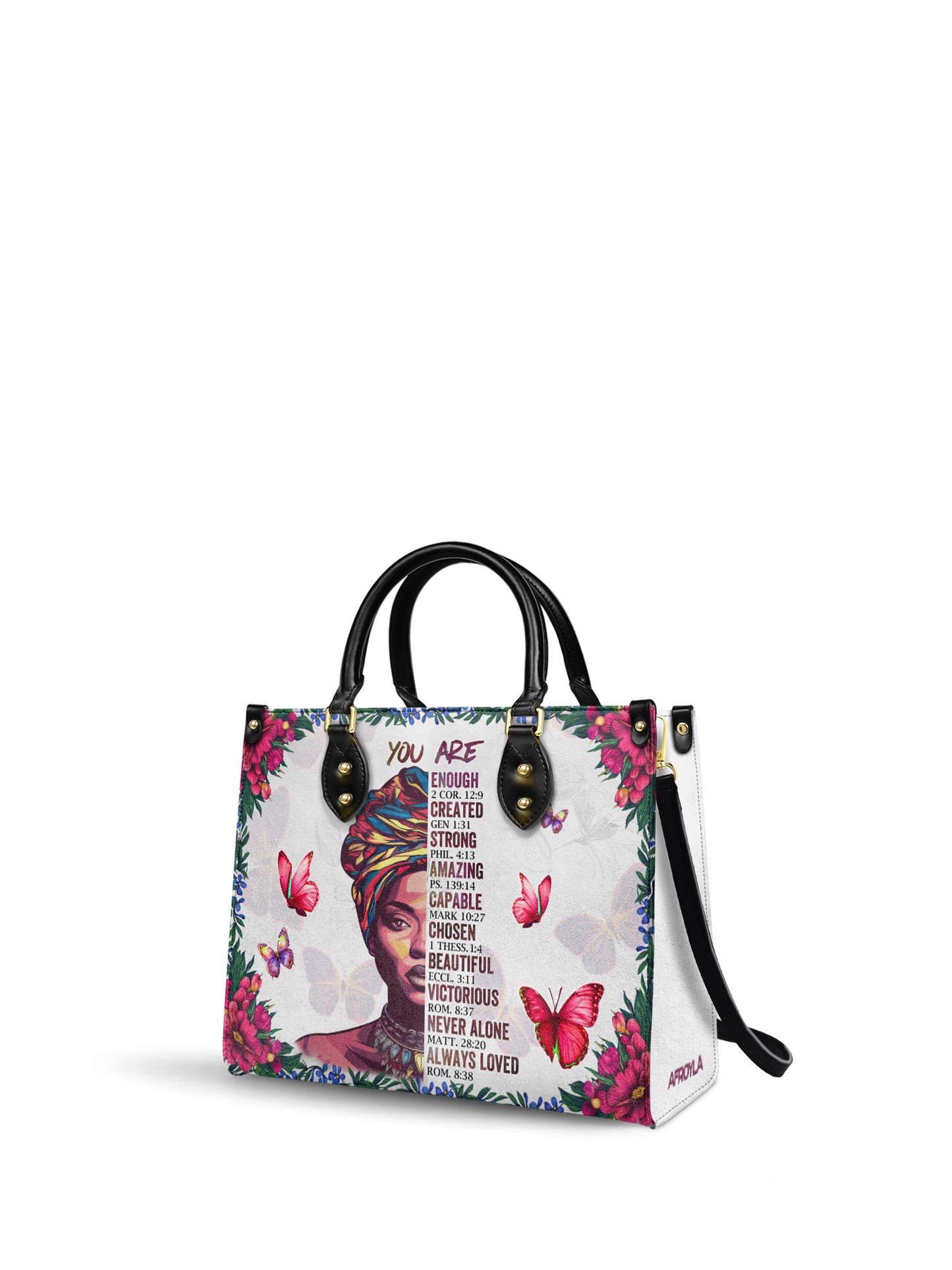 "Imani" Dove White Leather Handbag Deal