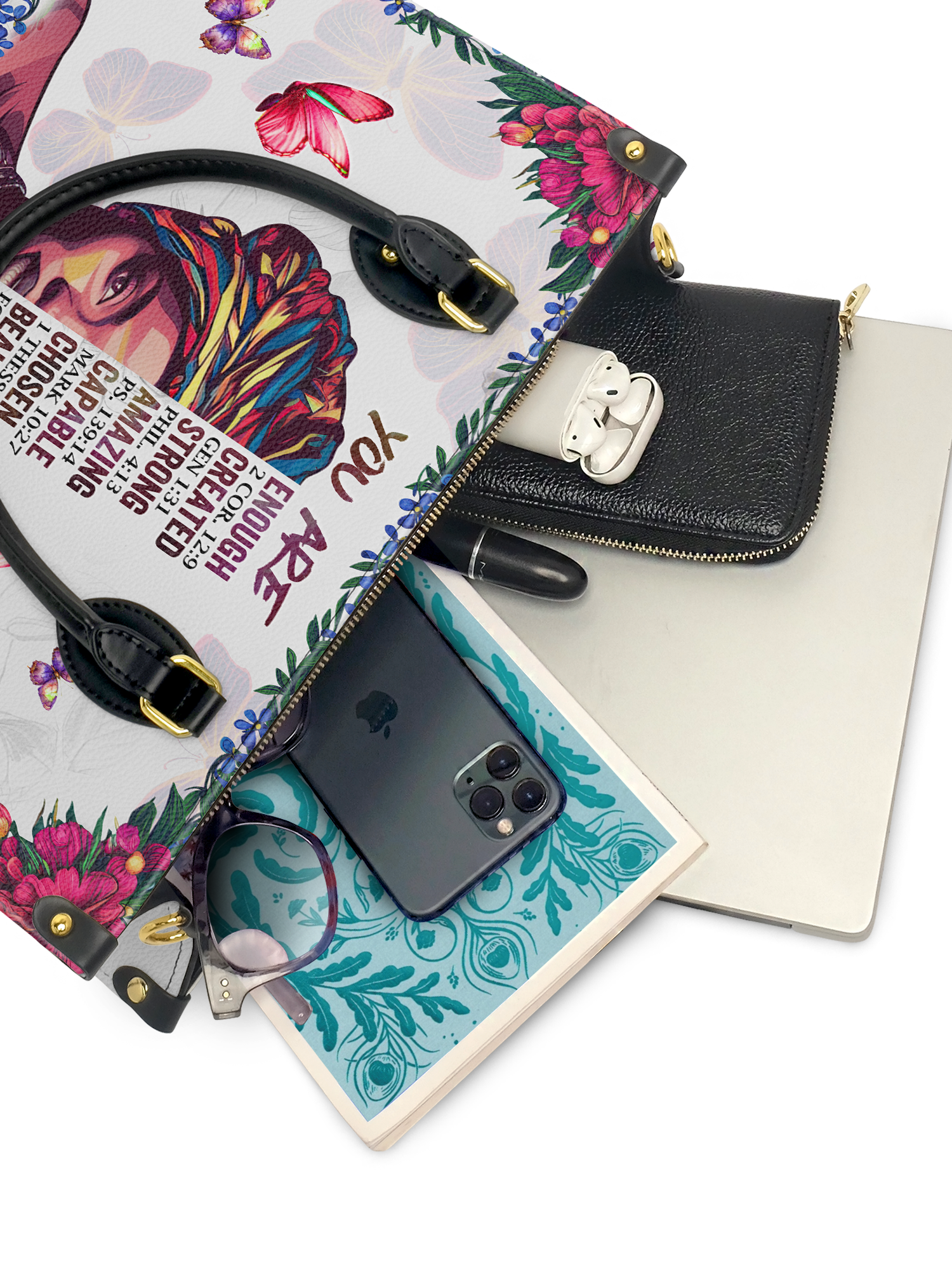 "Imani" Dove White Leather Handbag Deal