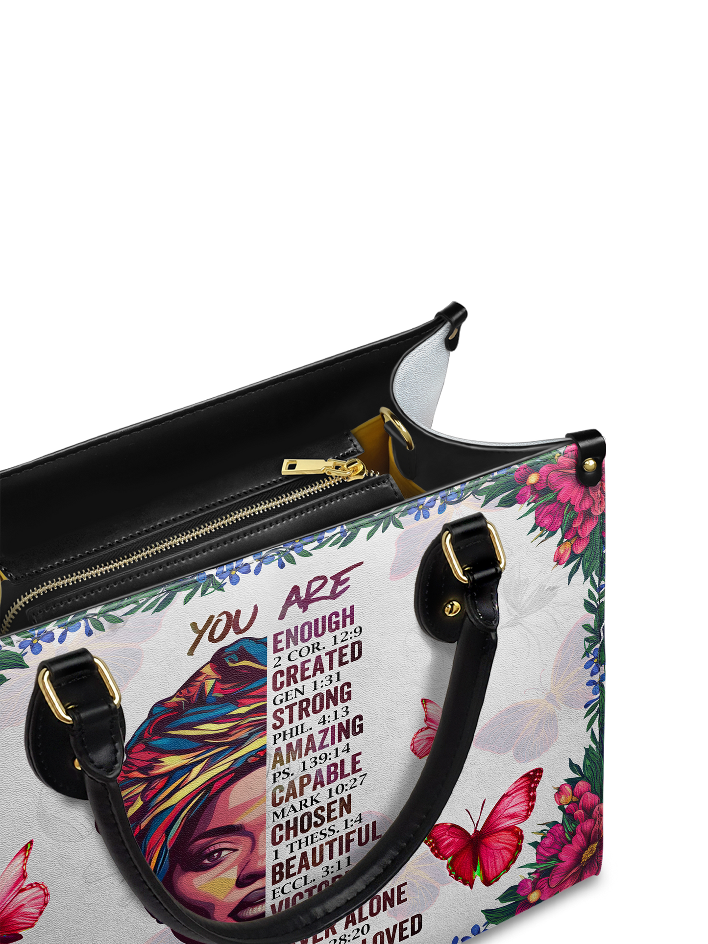 "Imani" Dove White Leather Handbag Deal