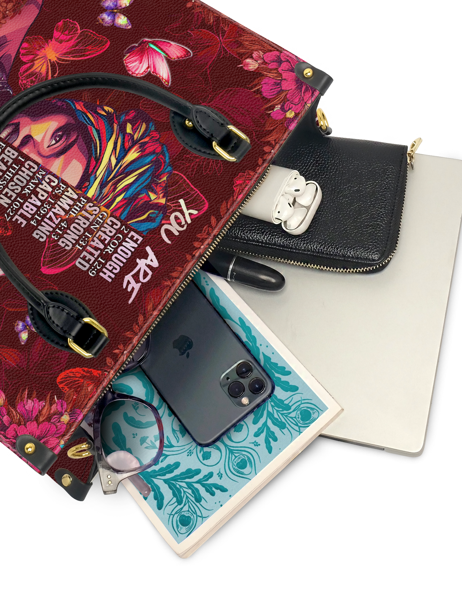 "Imani" Pomegranate Red Leather Handbag Deal